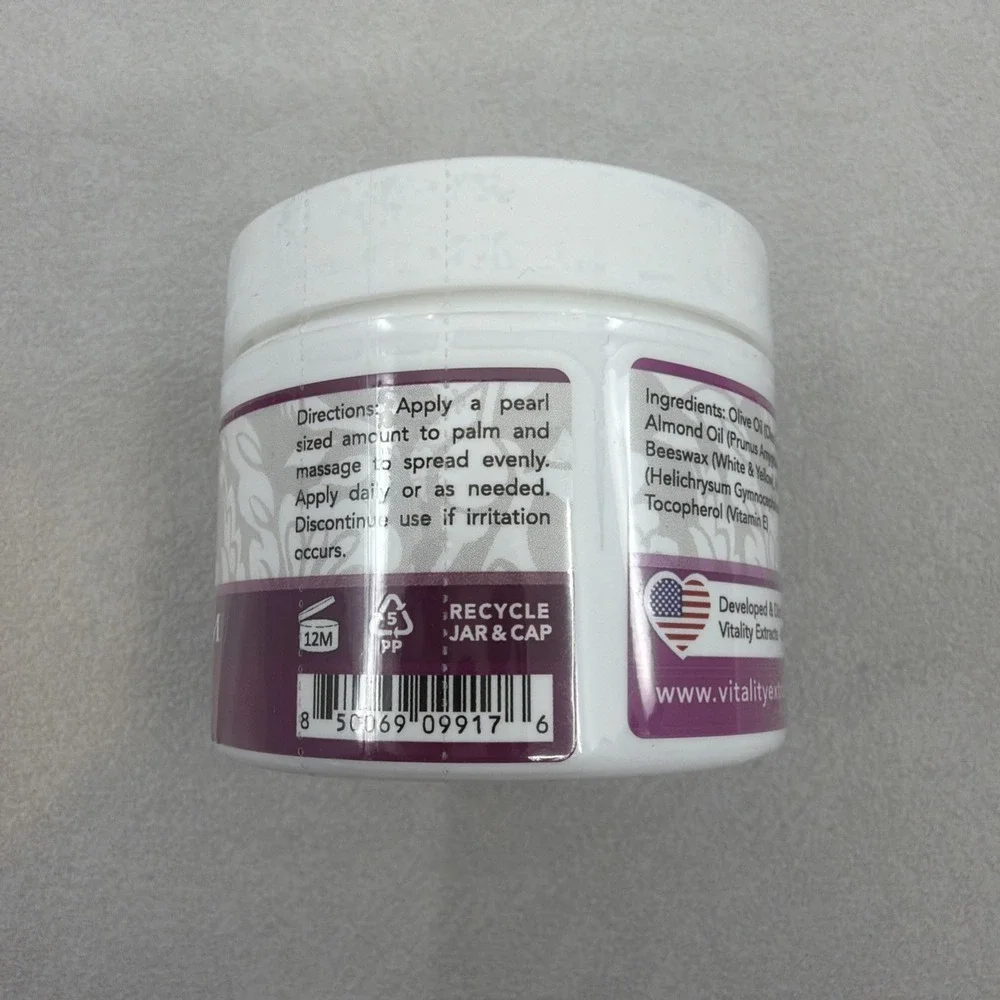 Vitality Extracts 2 PACK HELICHRYSUM Essential Oil BALM - 2 oz / 57g - SEALED!